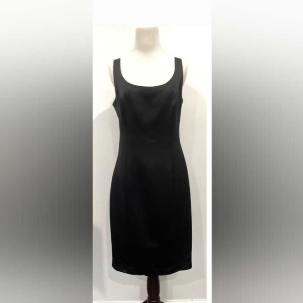 Oleg Cassini Black Sleeveless Dress